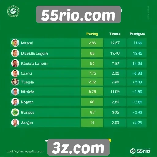 Estatísticas de jogadores ativos no 55rio.com